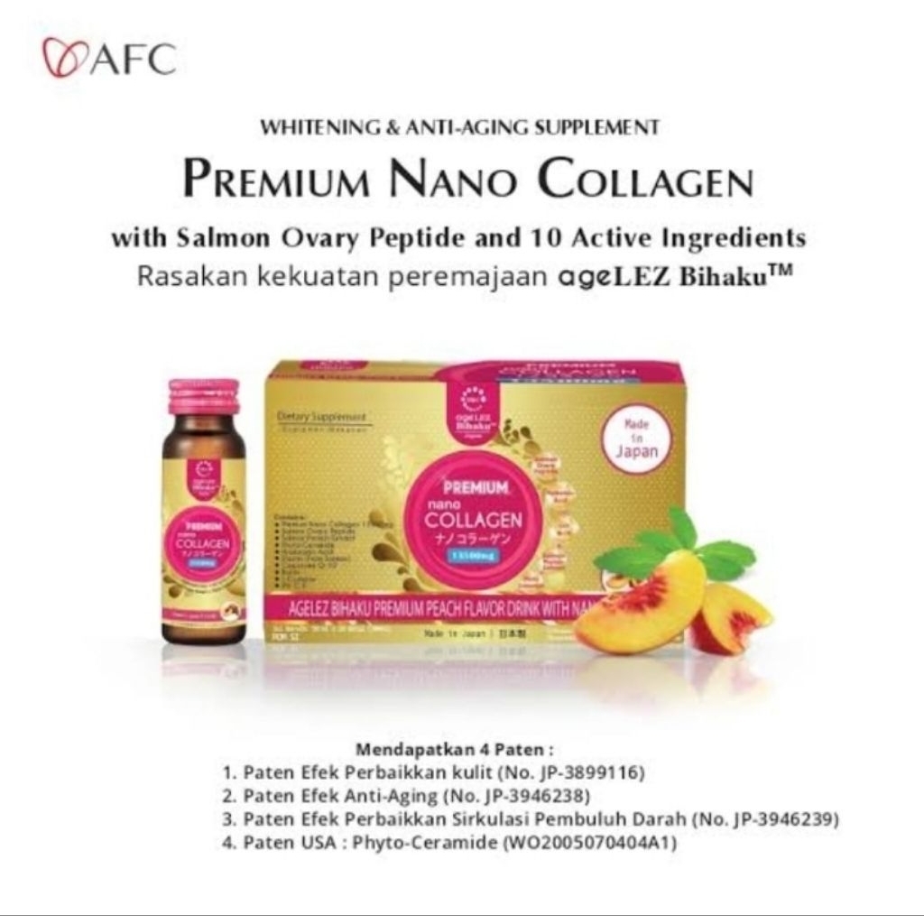 Premium Nano Collagen (PNC) AFC Jepang