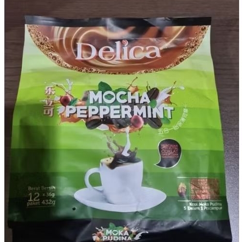 

DELICA MOCHA PEPPERMINT COFFEE PER BKGS ISI 12 SASHETS