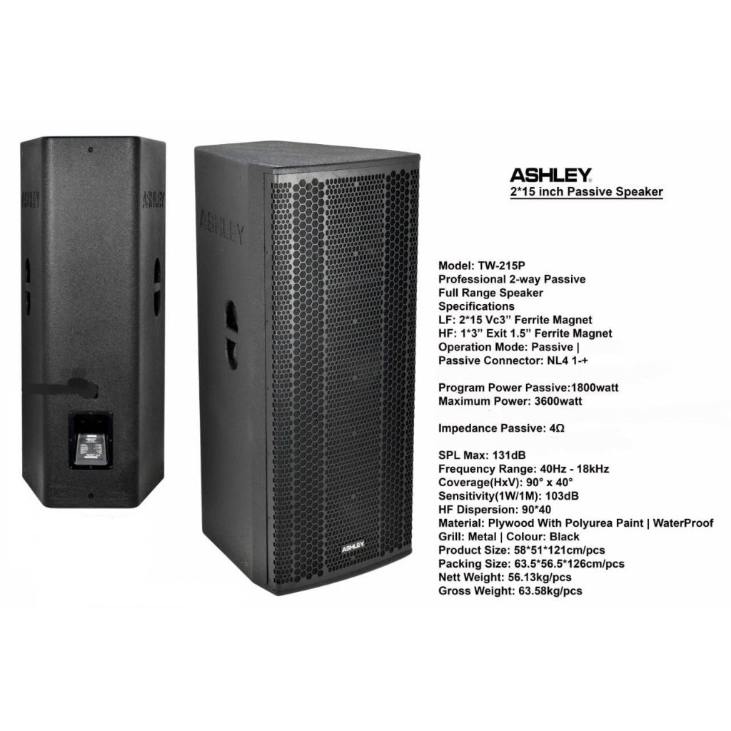ashley speaker passive TW215P