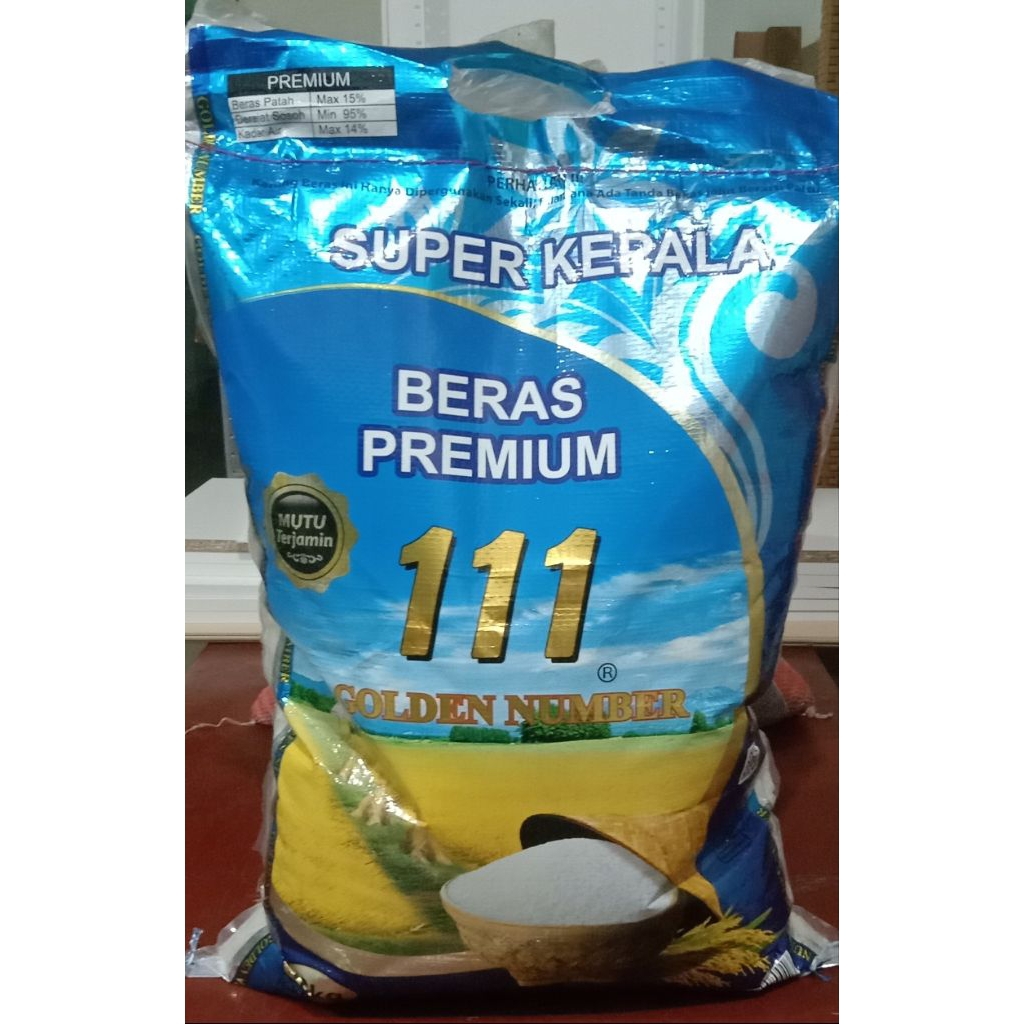 

Beras premium 111 golden number 10kg