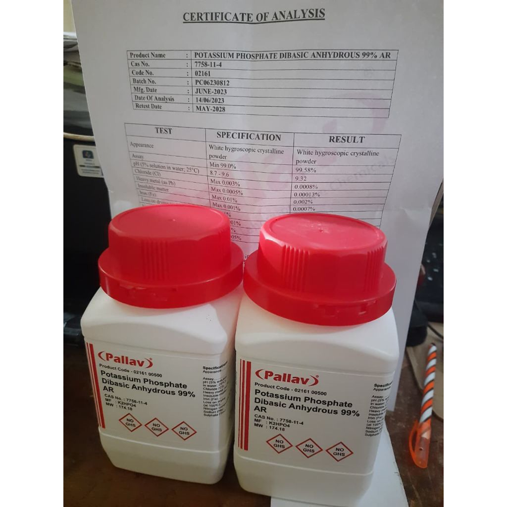 pesenan Custom K2HPO4 Pallav 500gram