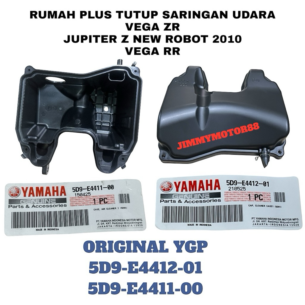 BOX RUMAH PLUS TUTUP SARINGAN FILTER UDARA HAWA VEGA ZR JUPITER Z NEW ROBOT 2010 VEGA RR ORIGINAL YG