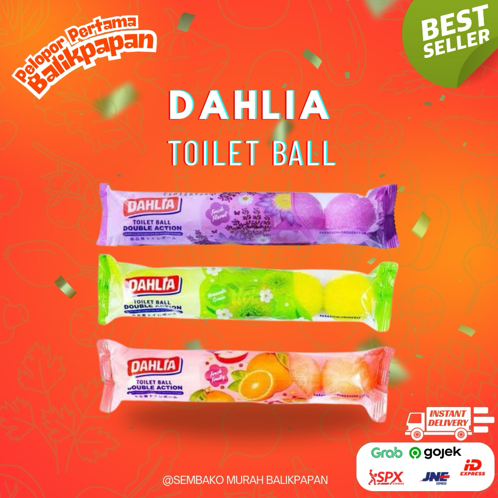 dahlia toilet ball/kapur barus (random)