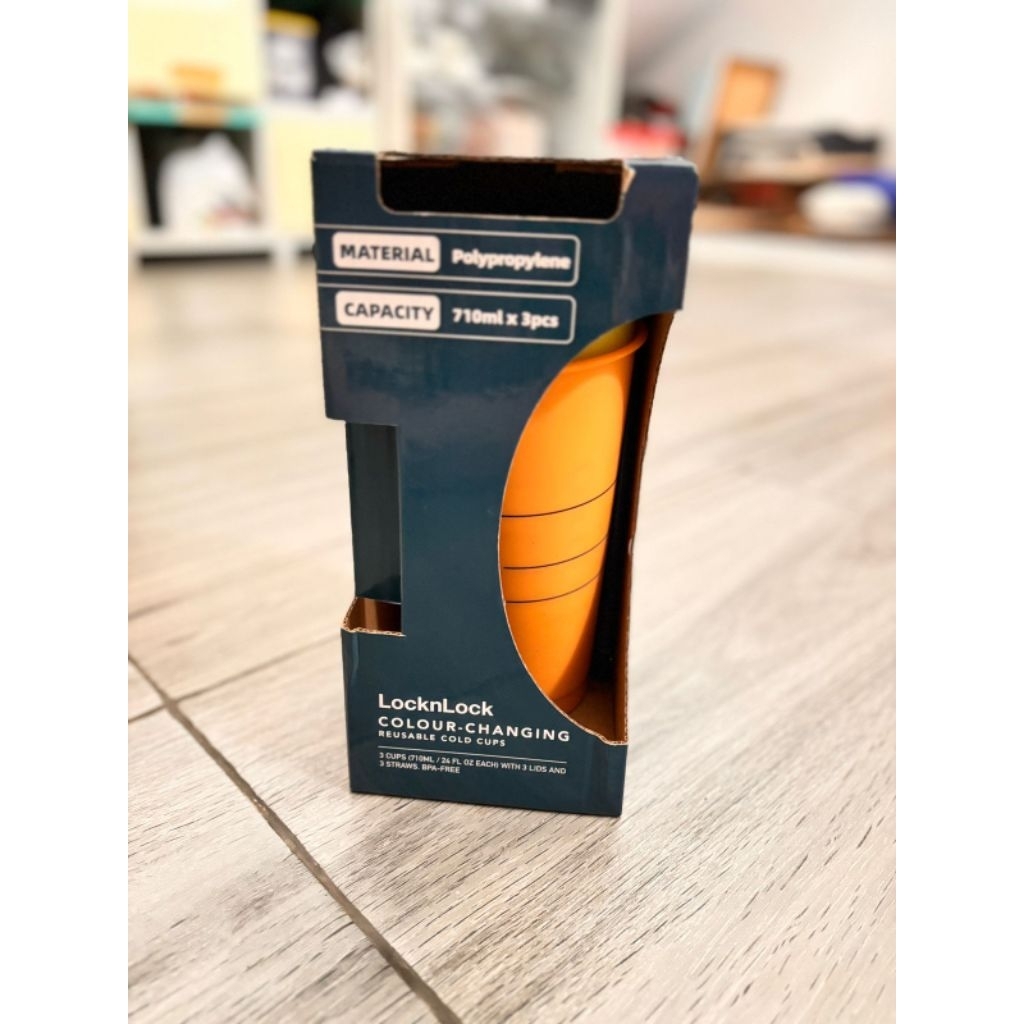 Lock n Lock Reusable Cold Cups Gelas/Tumbler Set