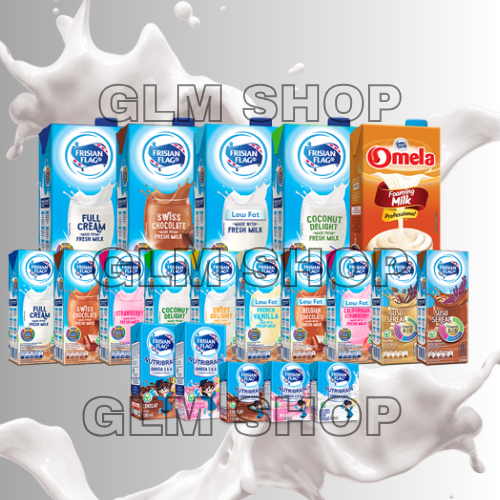 

FrisianFlag Susu 1 liter susu segar cair susu uht omela krimer 200ml 400ml KEMBARSHOP
