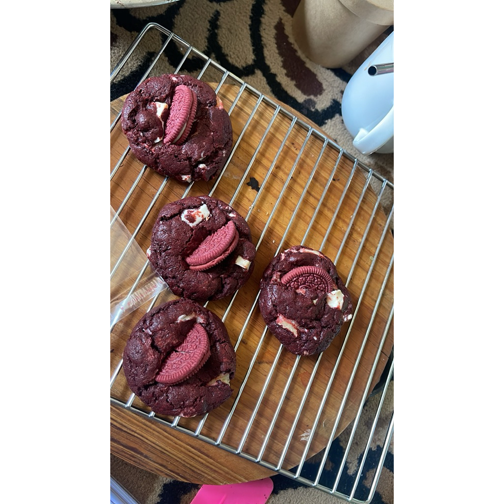 

soft cookies | creamy velvet bites | matcha much'eese | moodie choco