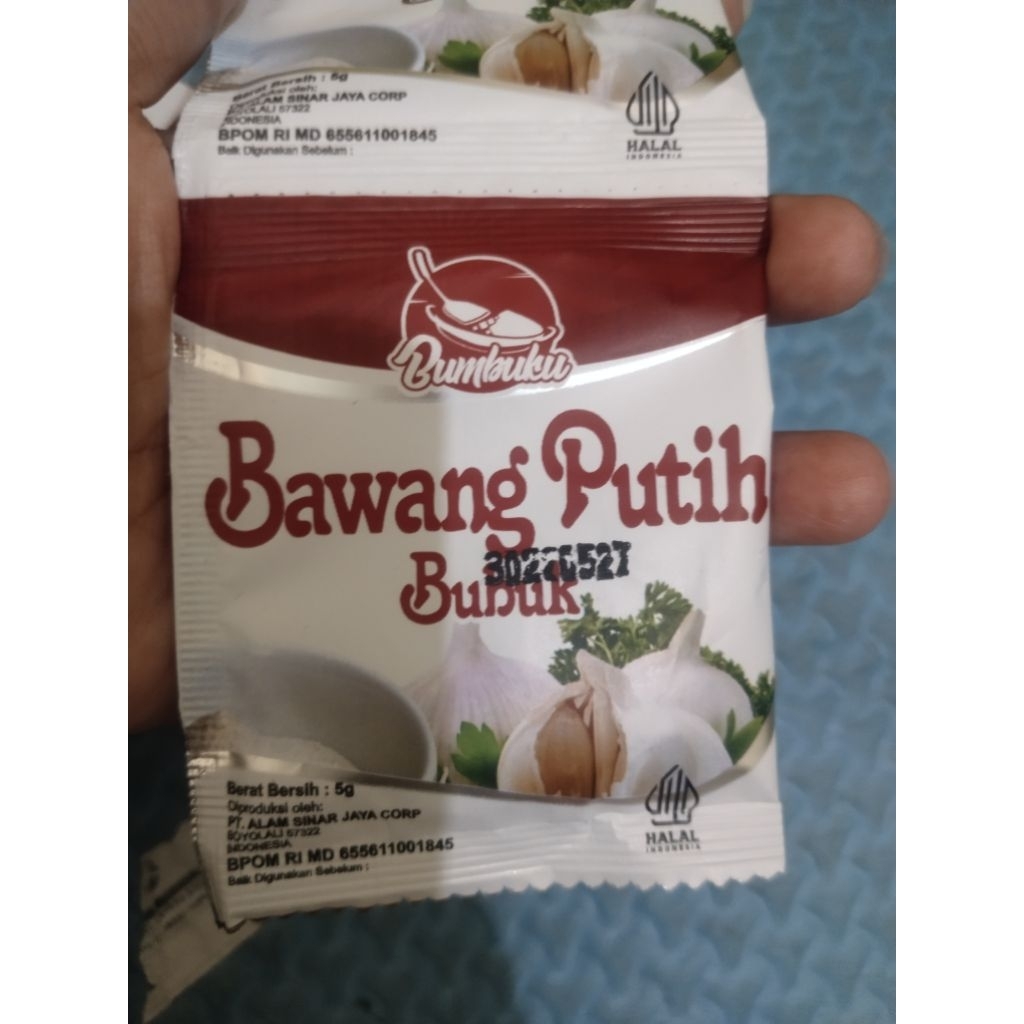 

BAWANG PUTIH BUBUK 1 renceng 12pcs