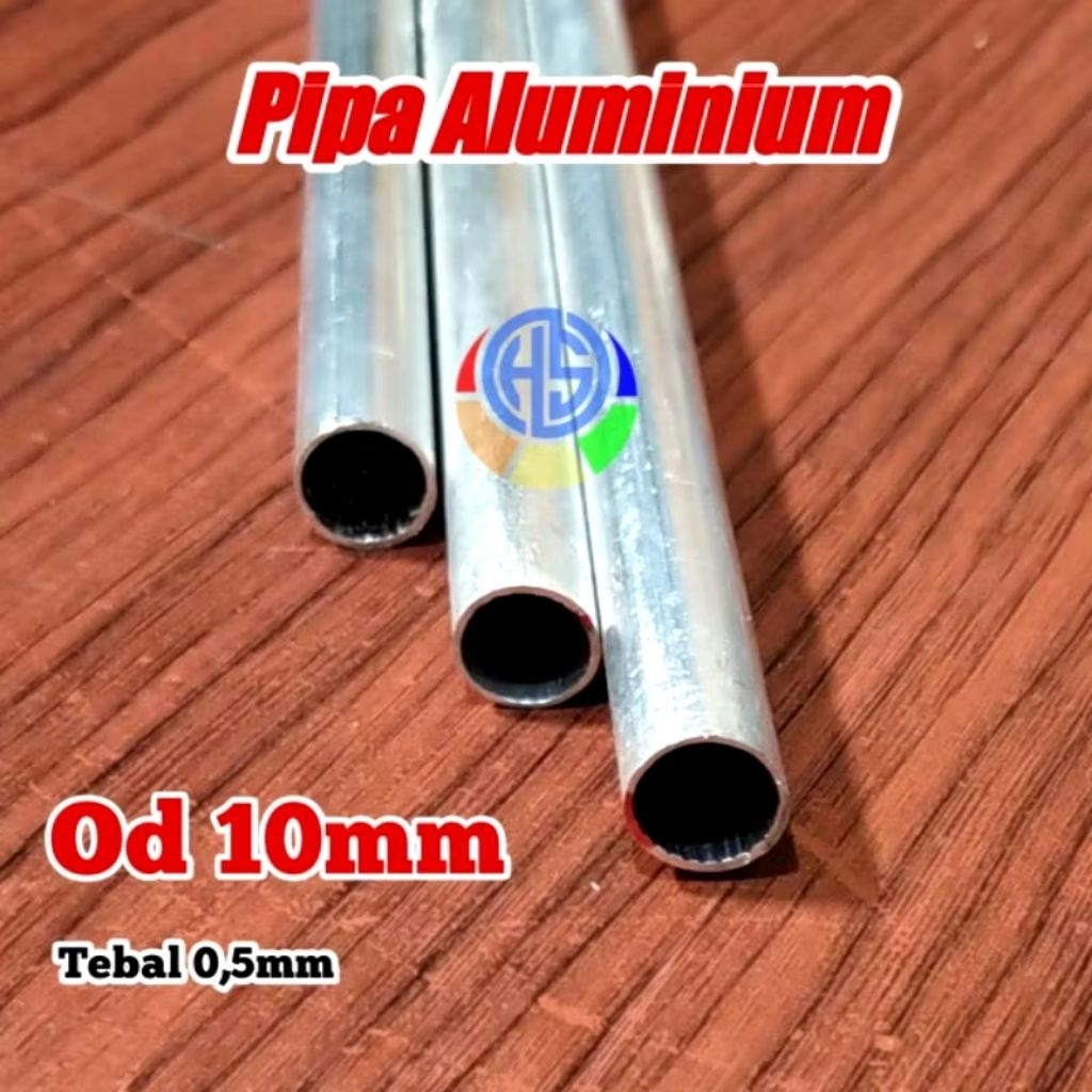 Pipa Aluminium 10mm atau 1/2"