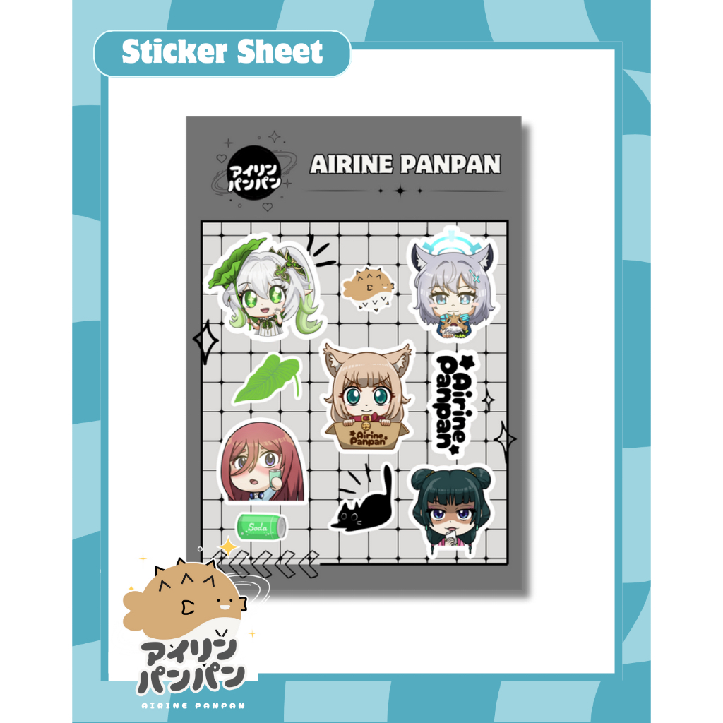 

Airine Panpan Sticker Sheet