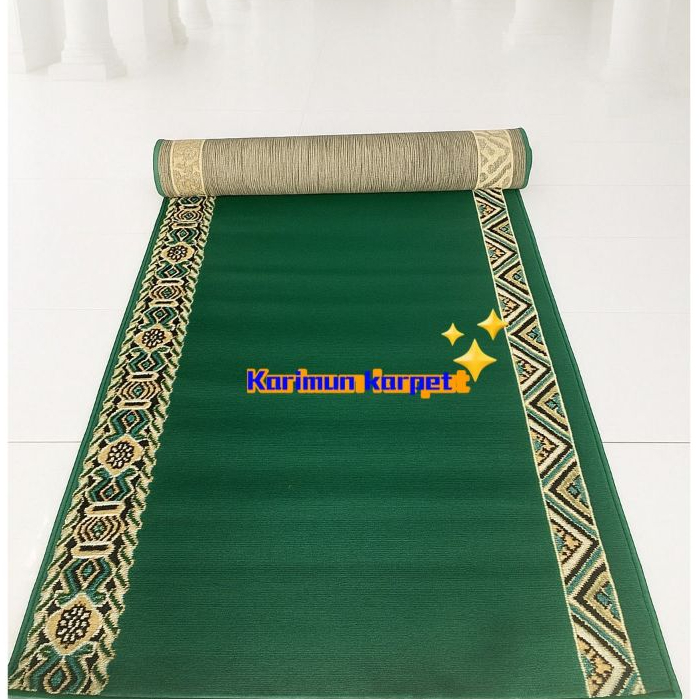 Karpet Sajadah Masjid MEEDENA/ALMIRA 1 ROLL Ukuran 570x105cm / Karpet Mushola