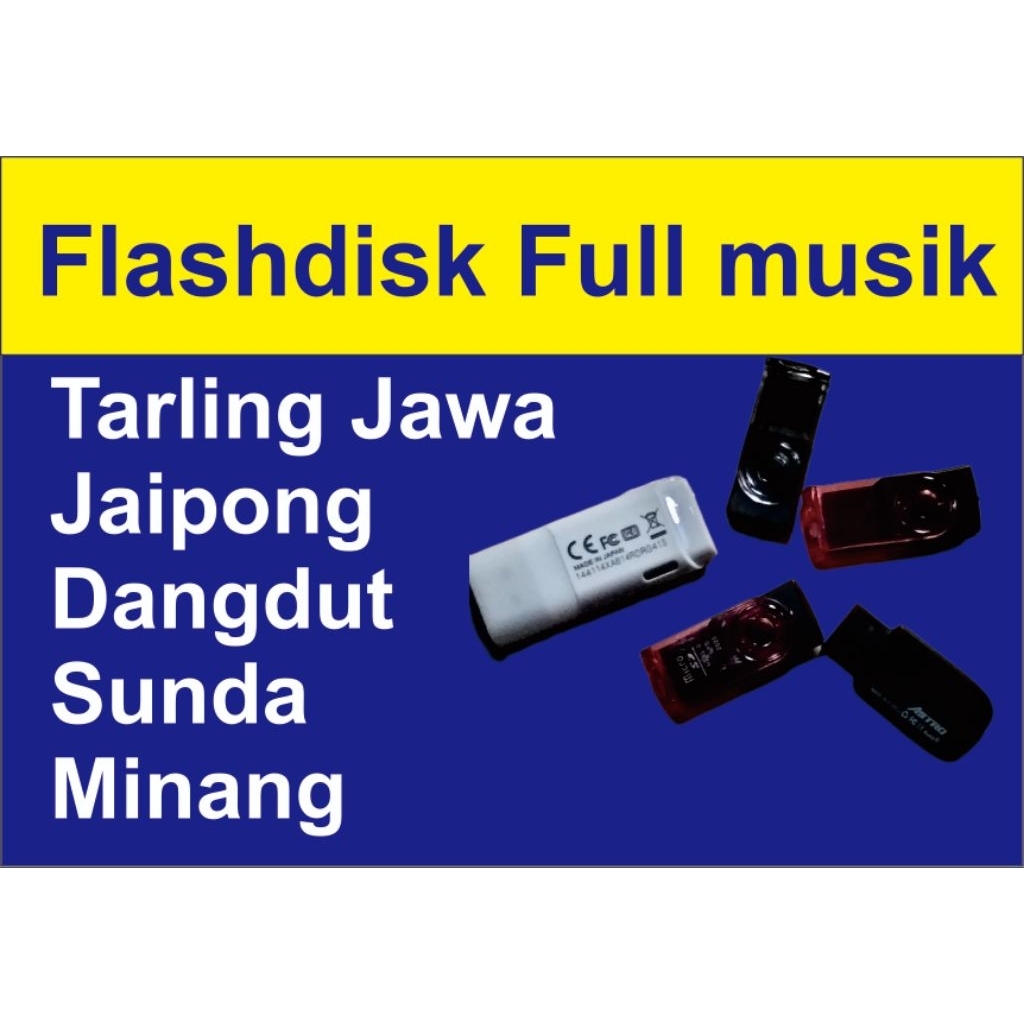 Flashdisk full musik Tarling Jawa Minang jaipong