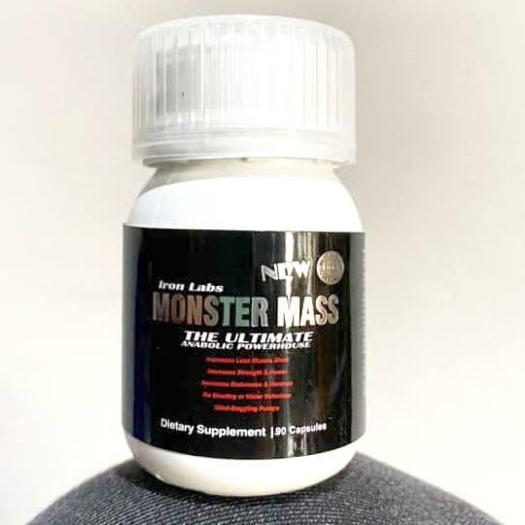 Iron Labs Monster Mass Original Suplemen Pembentukan Otot 90 Kapsul