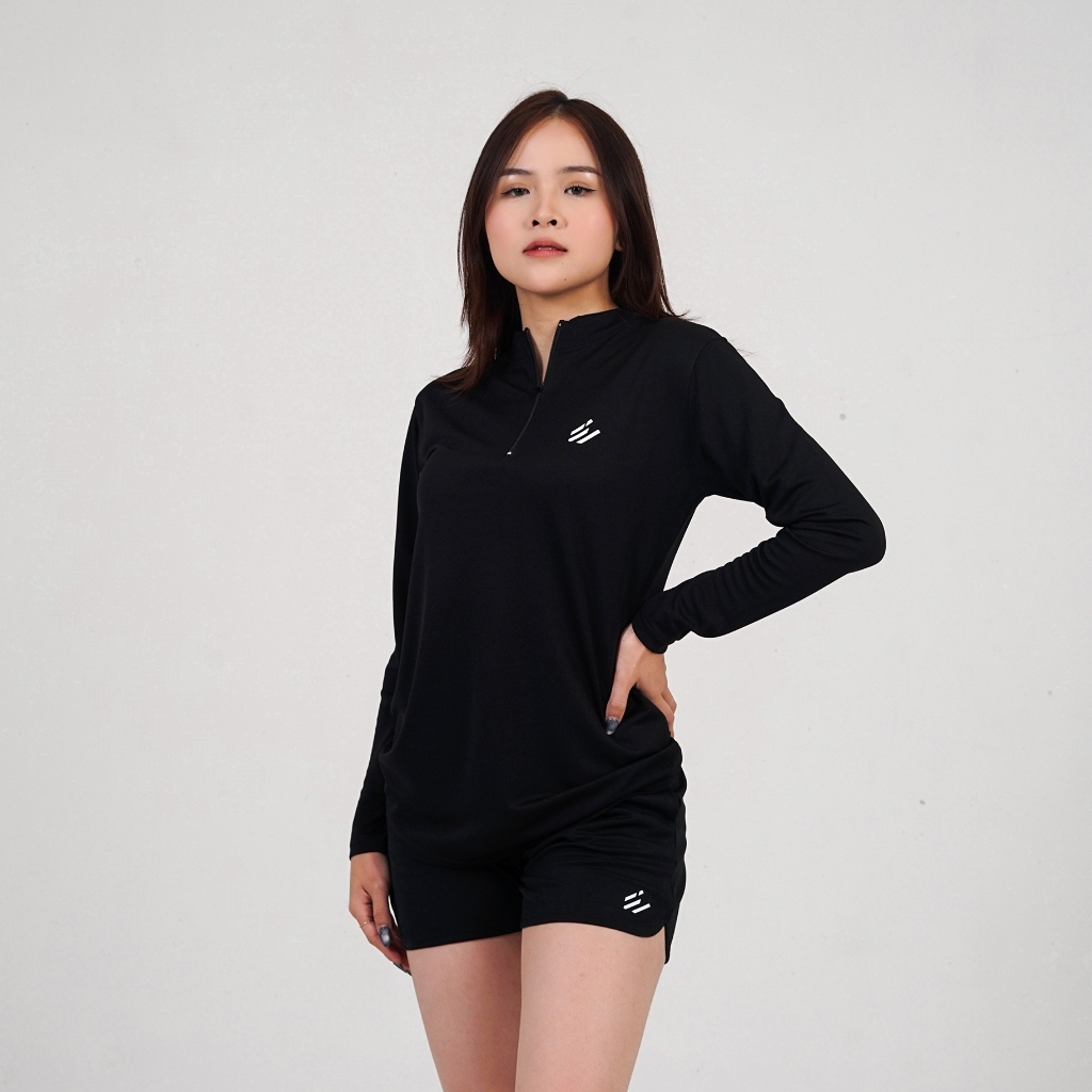Eternity Quick Dry Halfzip Female / Sports Halfzip / Baju Halfzip Olahraga Wanita
