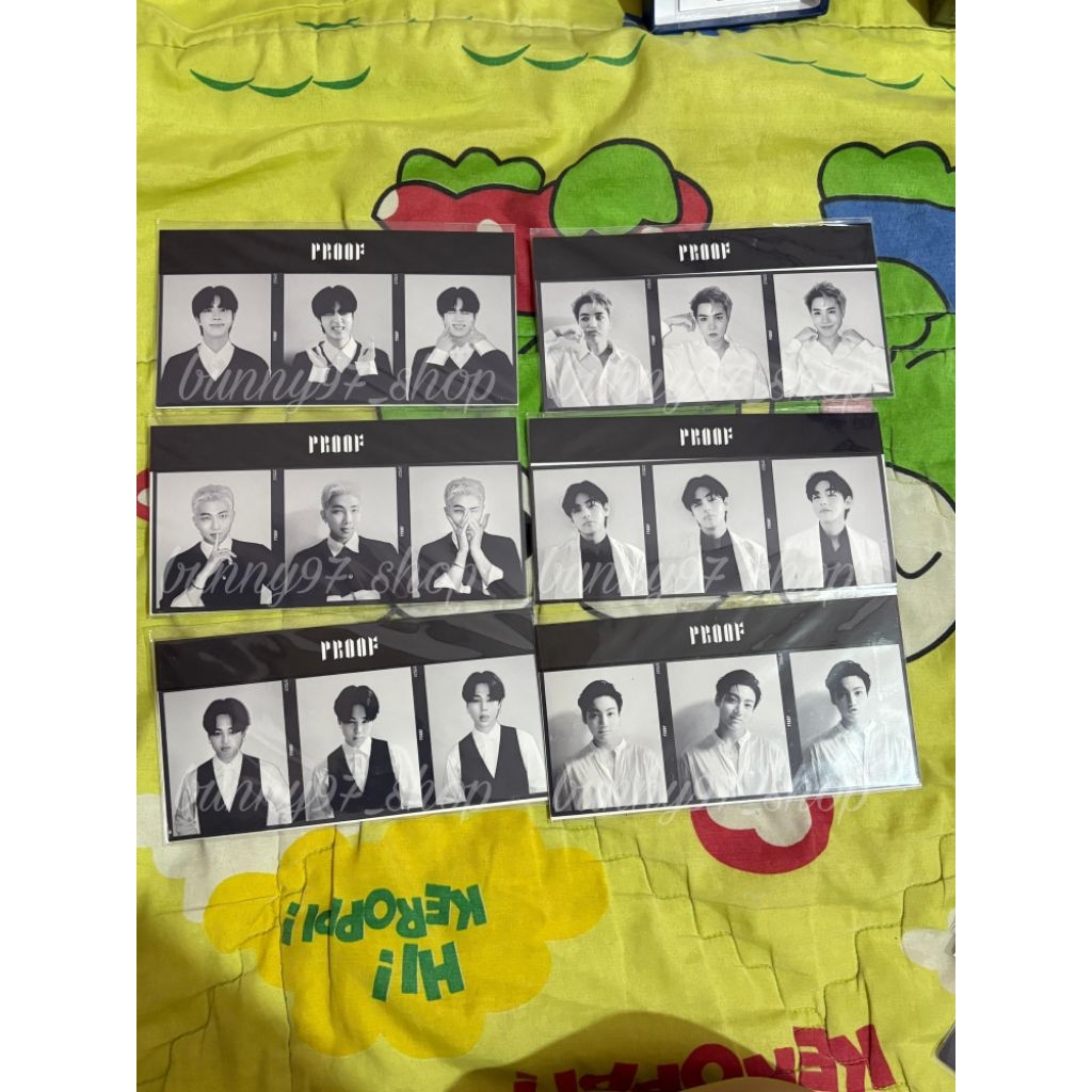 PHOTO TRIPTYCH ALBUM PROOF BTS OFFICIAL RM JIN JHOPE JIMIN V JUNGKOOK