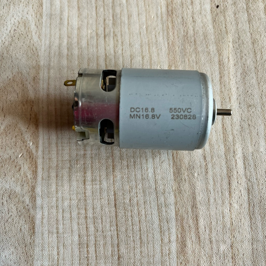 Dinamo dc RS550 tegangan 16.8v non gear motor dc RS 550