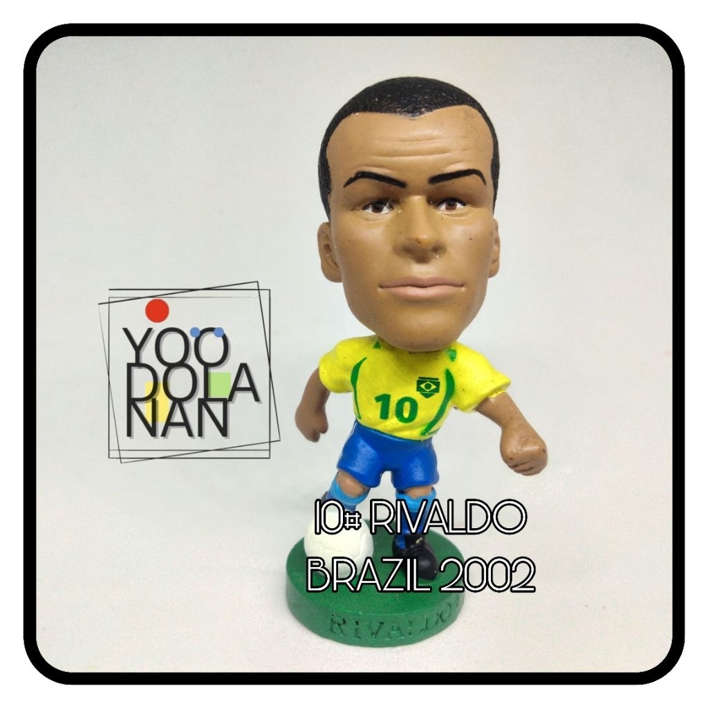 10# RIVALDO - BRAZIL 2002 CORINTHIAN PROSTARS FIGURE PEMAIN BOLA