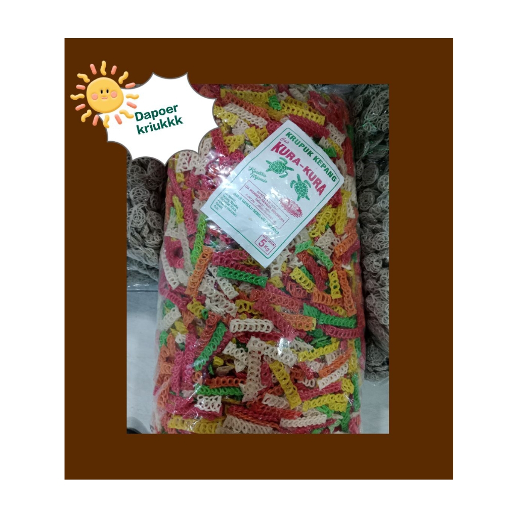 

Kerupuk rante mentah