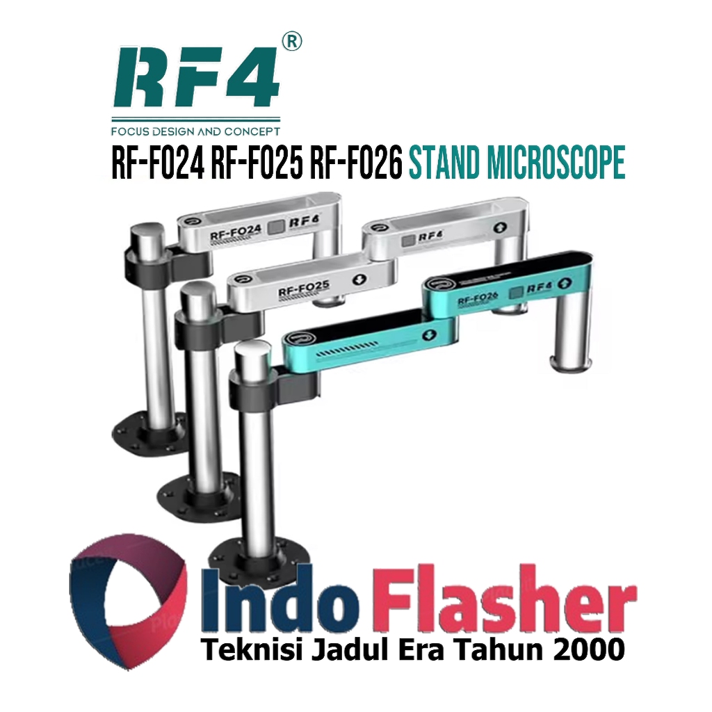 RF4 Stand MIcroscope RF4 RF-FO26 / RF4 RF-FO25 /  RF4 RF-FO24 - Stand Tiang Mikroskop Original