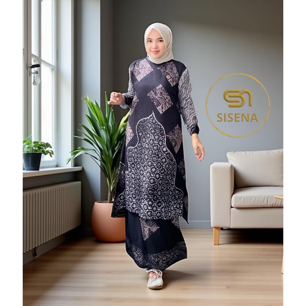 SERAYU SET BATIK SISENA | SET ROK AMANDA | SET ROK BATIK VISCOSE | SET ROK PESTA | STELAN ROK BATIK 