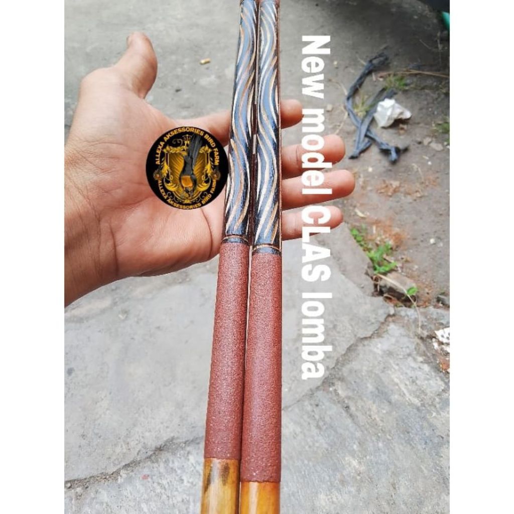 Tangkringan burung murai amplas motif ukir terbaru D.14mm sangkar murai no 1,2dan3
