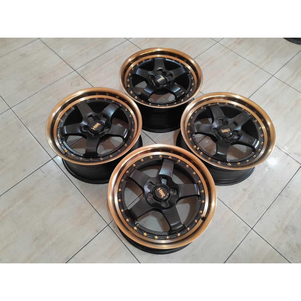 Velg mobil bekas hsr bob ring 17 pcd 4x100 cocok vios yaris freed city mobilio dll
