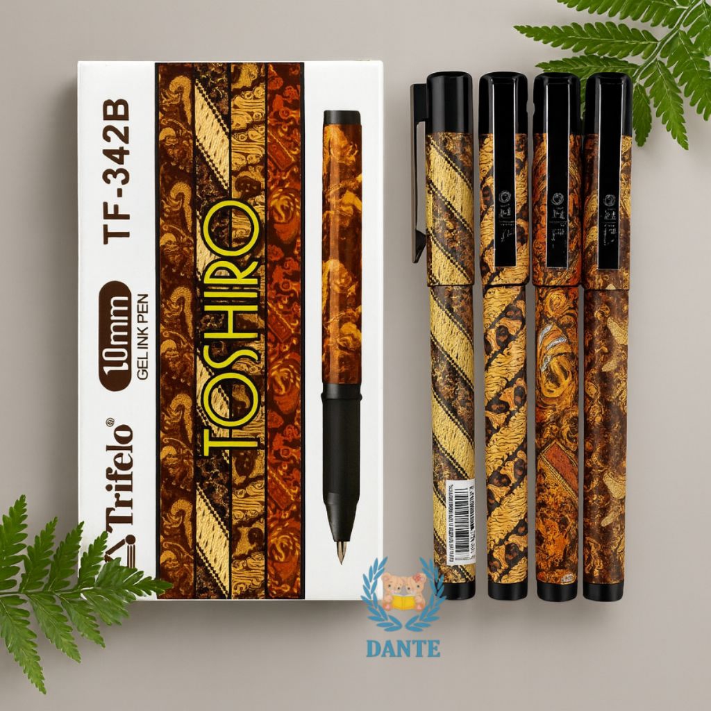

Pulpen Gel Sign Pen Batik Trifelo Toshiro TF-342B - Satuan
