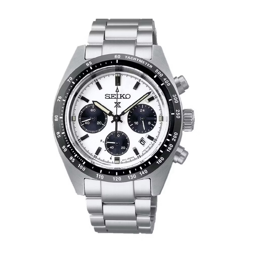 Seiko Prospex SSC813P1 Speedtimer “SeiTona Panda” Solar Chronograph
