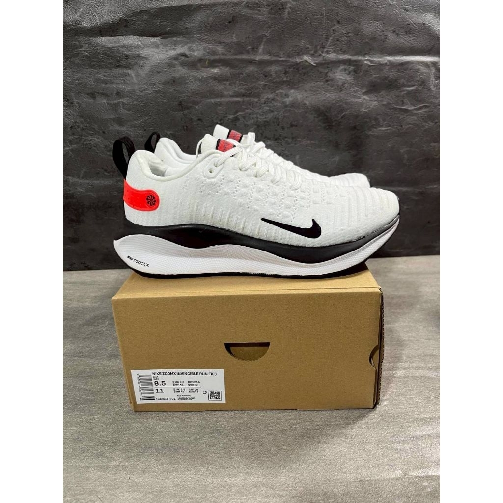 Sepatu nike React Infinity Run Flyknit 4 White Light Crimson