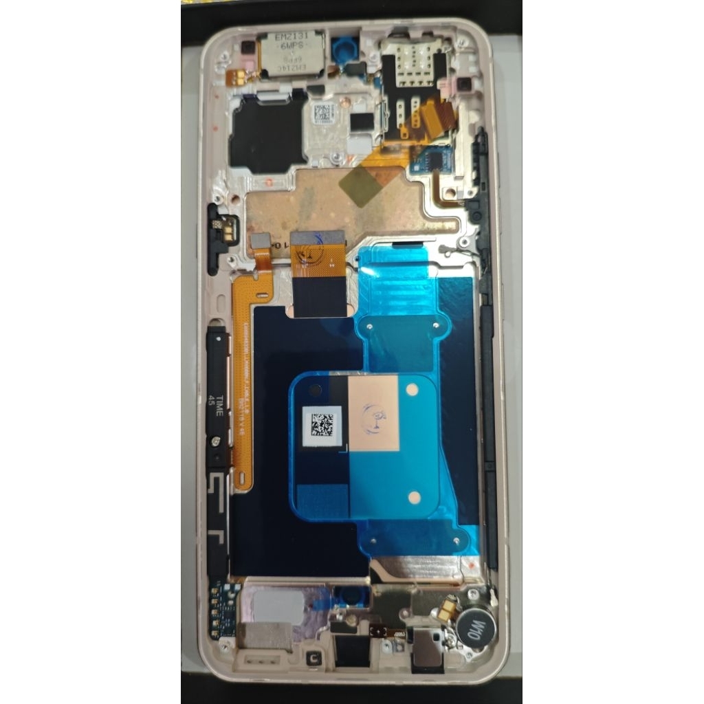 Layar Amoled LG V60 Original dengan Frame dengan tombol dan chammber