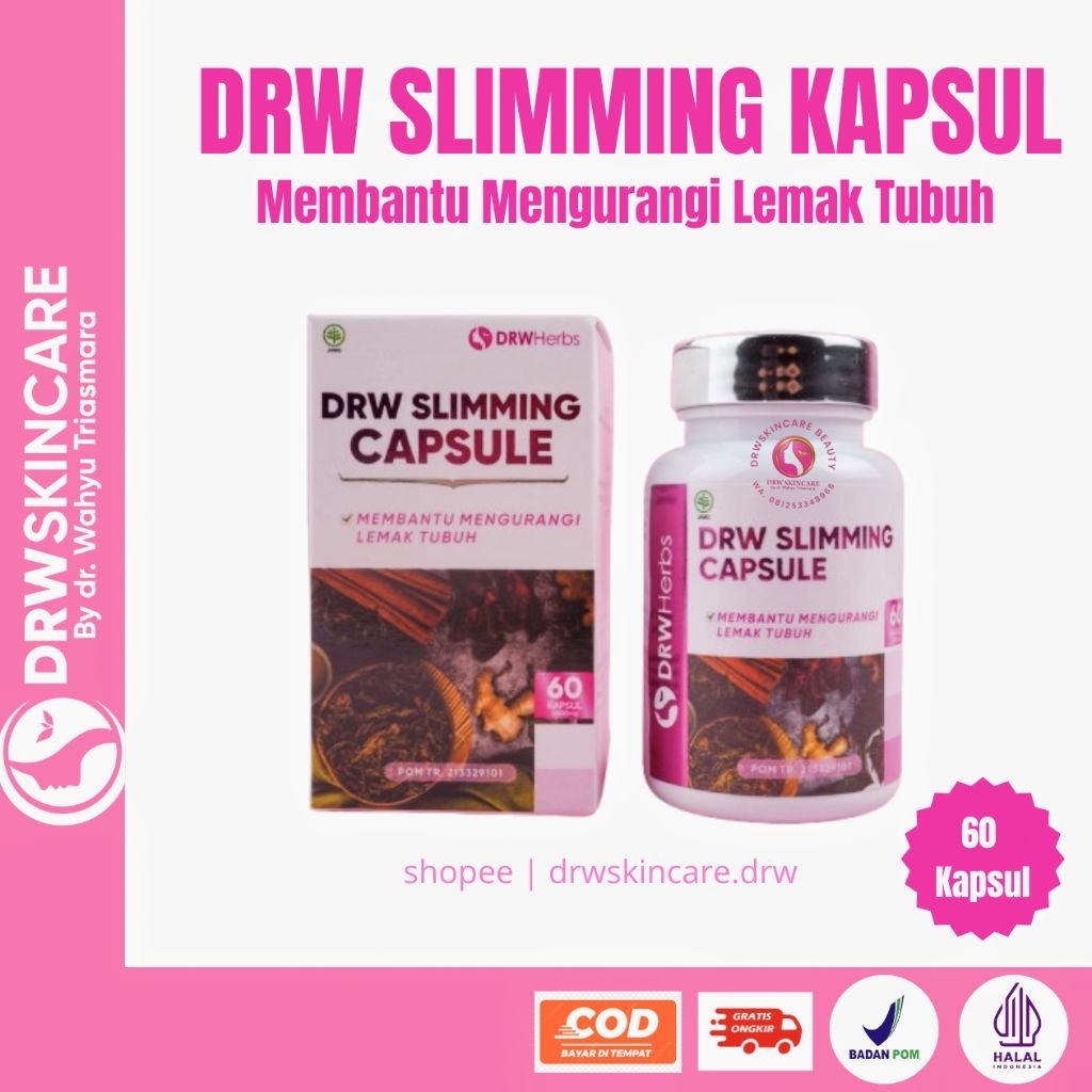 Drw slimming kapsul diet pelangsing drwskincare original bpom