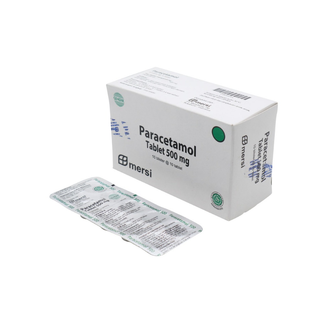 Paracetamol 500mg mersi 1 box