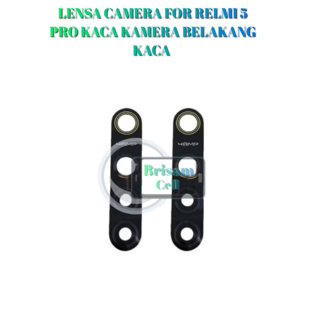 LENSA CAMERA FOR RELMI 5 PRO KACA KAMERA BELAKANG KACA