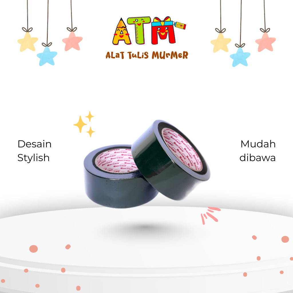 

Lakban/Double Tape/Perekat/Double Tape Foam Borneo (48mm x 5m)-1Pcs