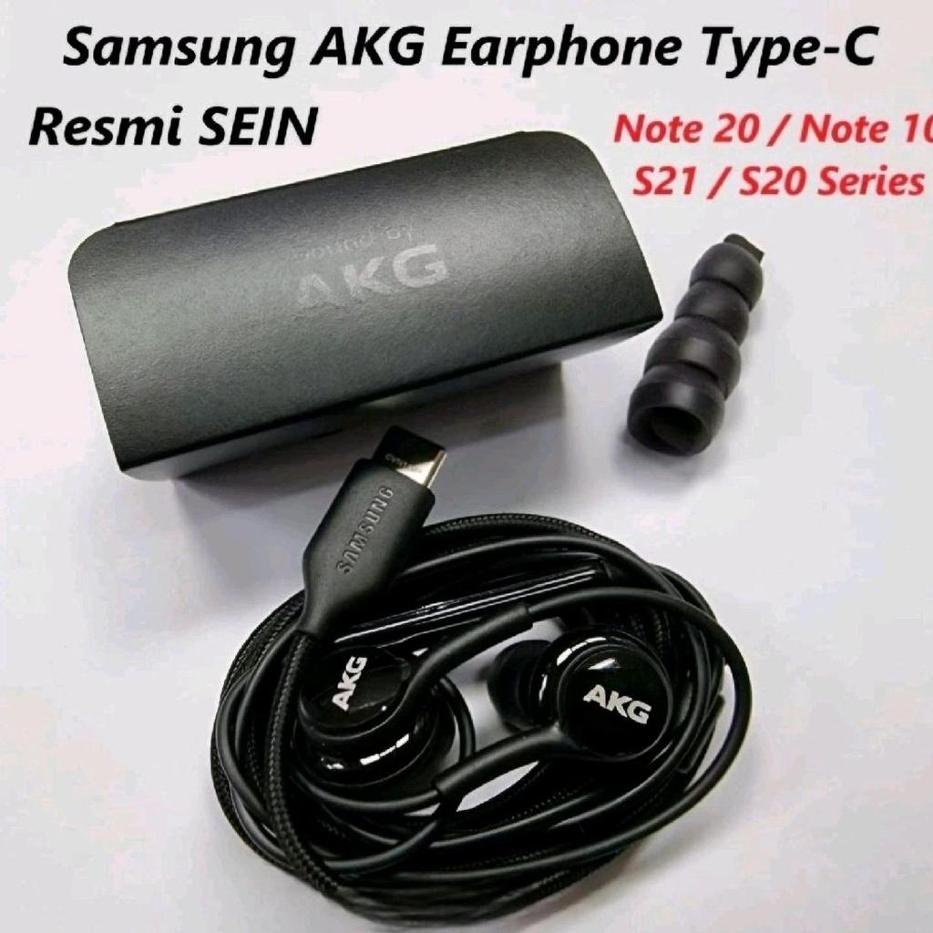 Garansi RESMI ORIGINAL BONUS Handsfree HEADSET Earphone AKG Samsung type C Harman Kardon Truely Undi
