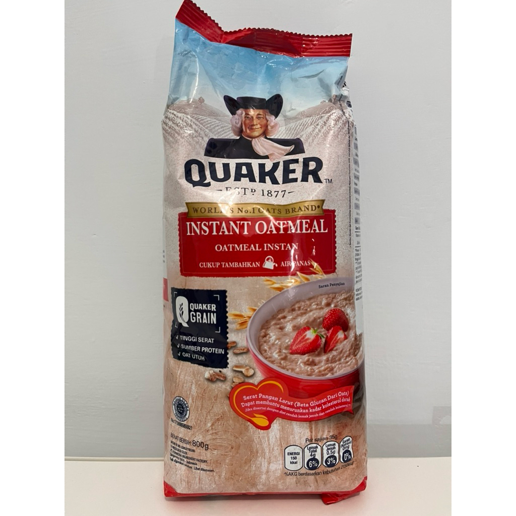

Oatmeal Quaker Instant 800gr
