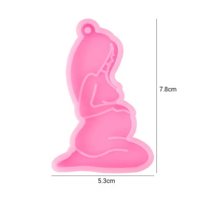 

Heart Shape Keychain Casting Silicone Molds Dog Paw Print Resin Molds for Key Chain Pendant Making Epoxy Resin Craft Jewelry DIY