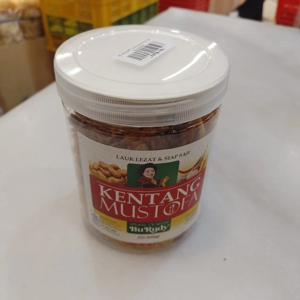 

Bu Rudy Kentang Mustofa 165 gr Gurih, Renyah, Snack Favorit Lauk Praktis Untuk Keluarga