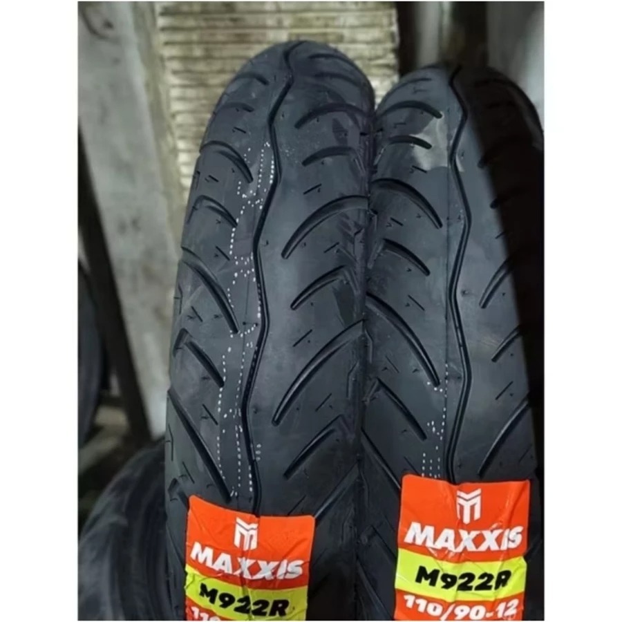 BAN TUBELES MAXXIS M922R 110/90-12 BAN BELAKANG SCOOPY DONAT FRE GO GENIO PEMBUATAN 2025