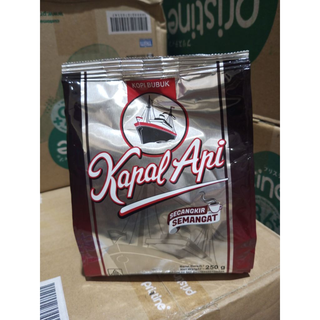 

Kopi kapal api bubuk 250g / kopi hitam kapal kapi / black coffe