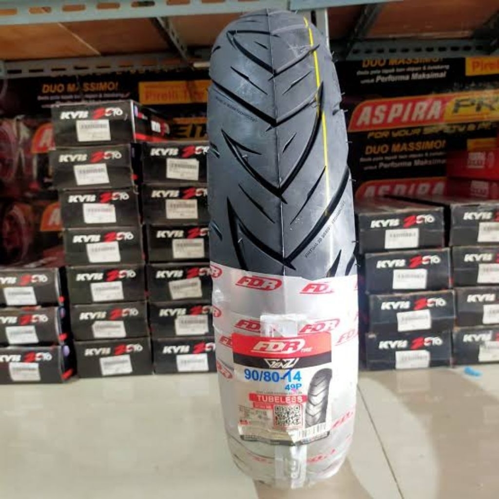 BAN FDR 80/80-14 TUBLES//BAN FDR 90/80-14 TUBLES//BAN DEPAN VARIO 124//BAN MAXXIS DIAMOND 90/80-14 T