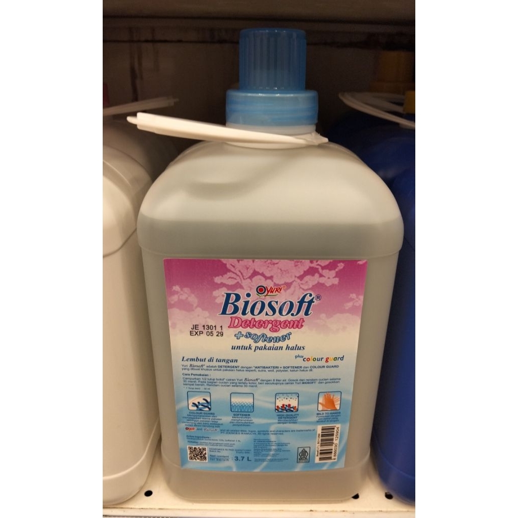 yuri biosoft detergent softener 3,7liter