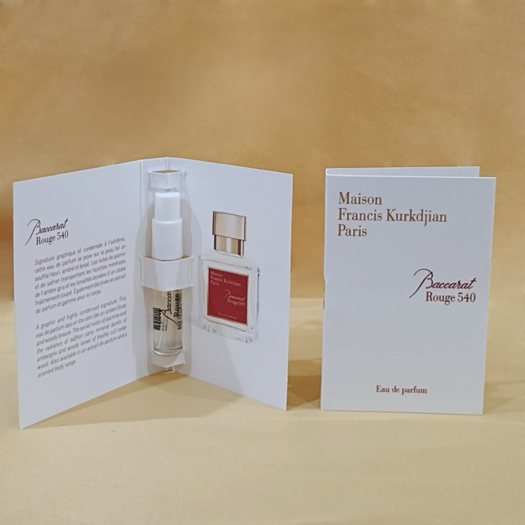 Parfume MFK Baccarat Rouge 540 2ml EDP/ Parfum wanita