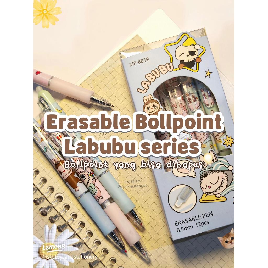 

GELPEN MP-8839 / Gel Pen Erasable / Pulpen Gel Bisa Dihapus Warna Hitam Motif Labubu