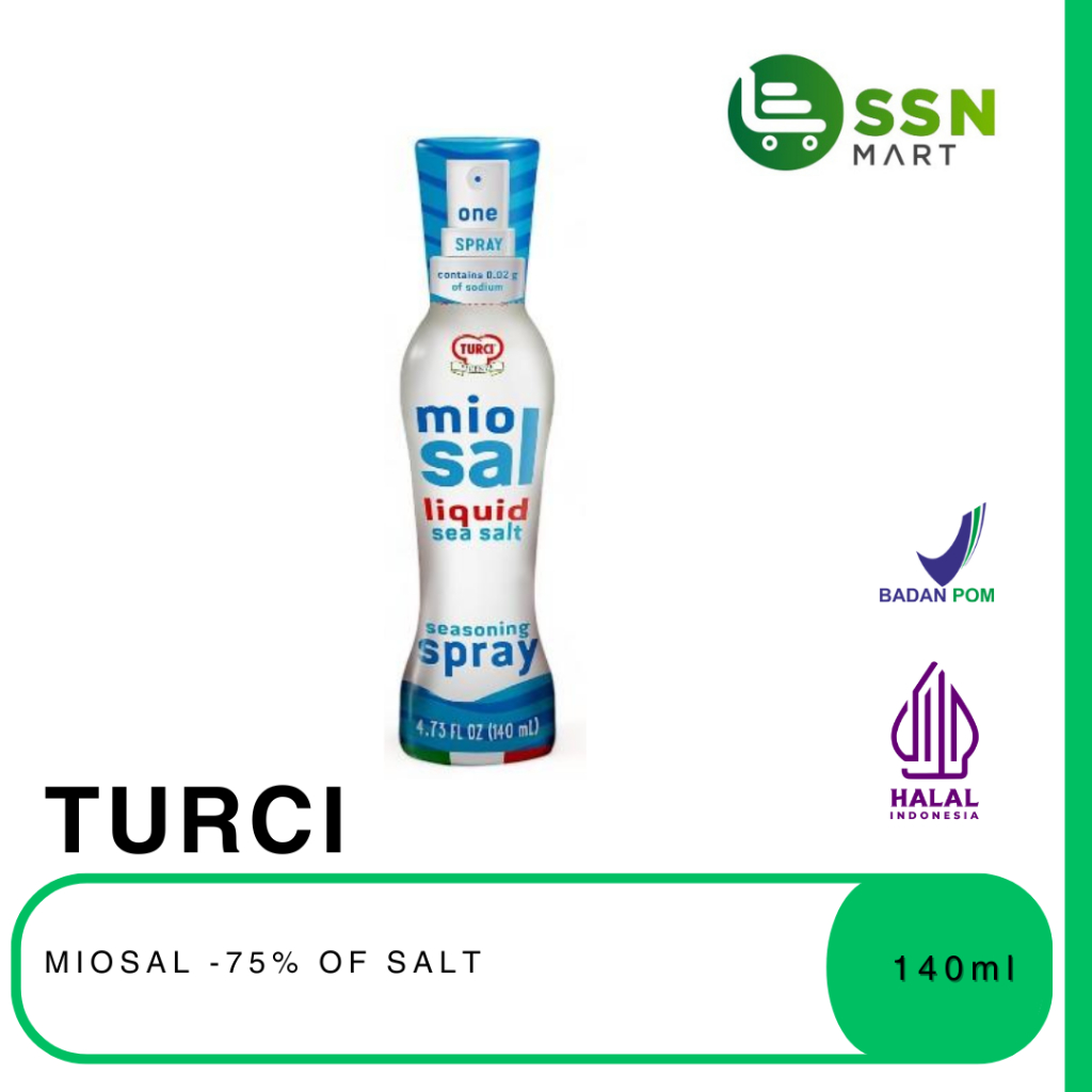 

SSNMart Turci MIOSAL -75% OF SALT 140ml