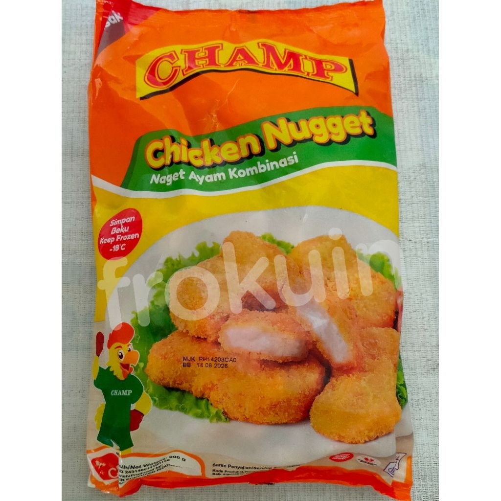 

Champ nugget original 900gr - Frozen food murah