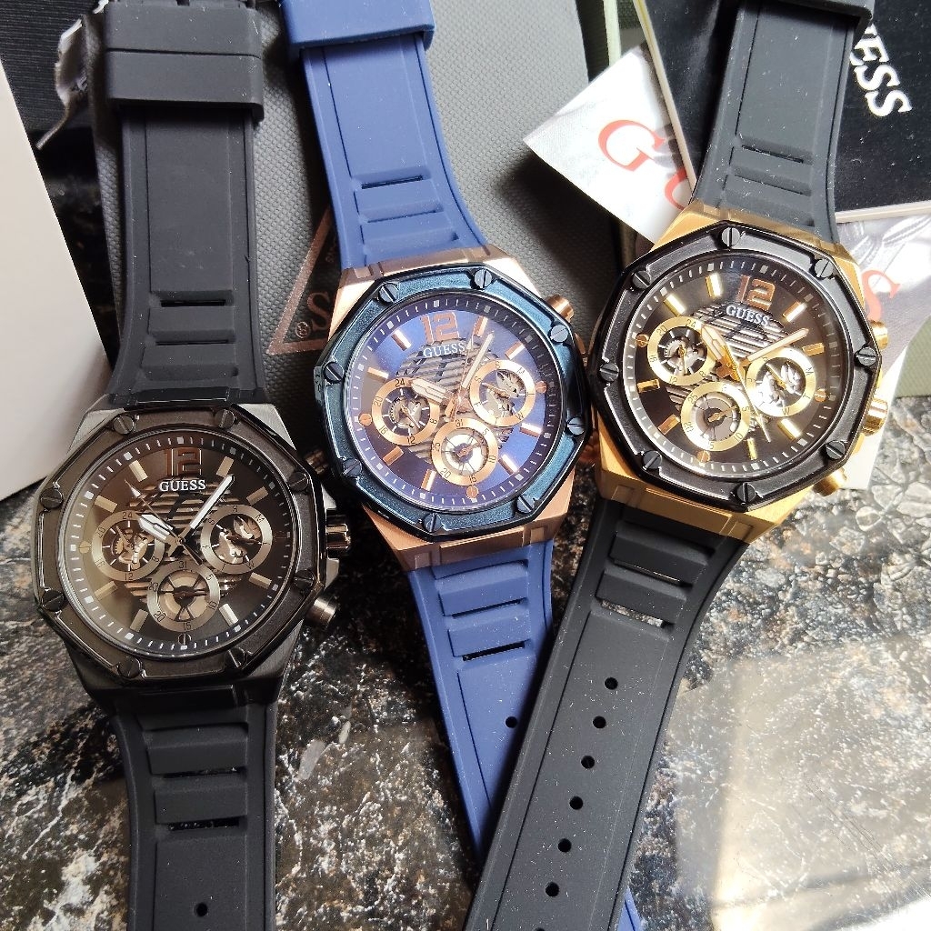 Jam Tangan Pria Guess Momentum GW0263G2 GW0263G3 GW0263G4 Original Free Box Ori