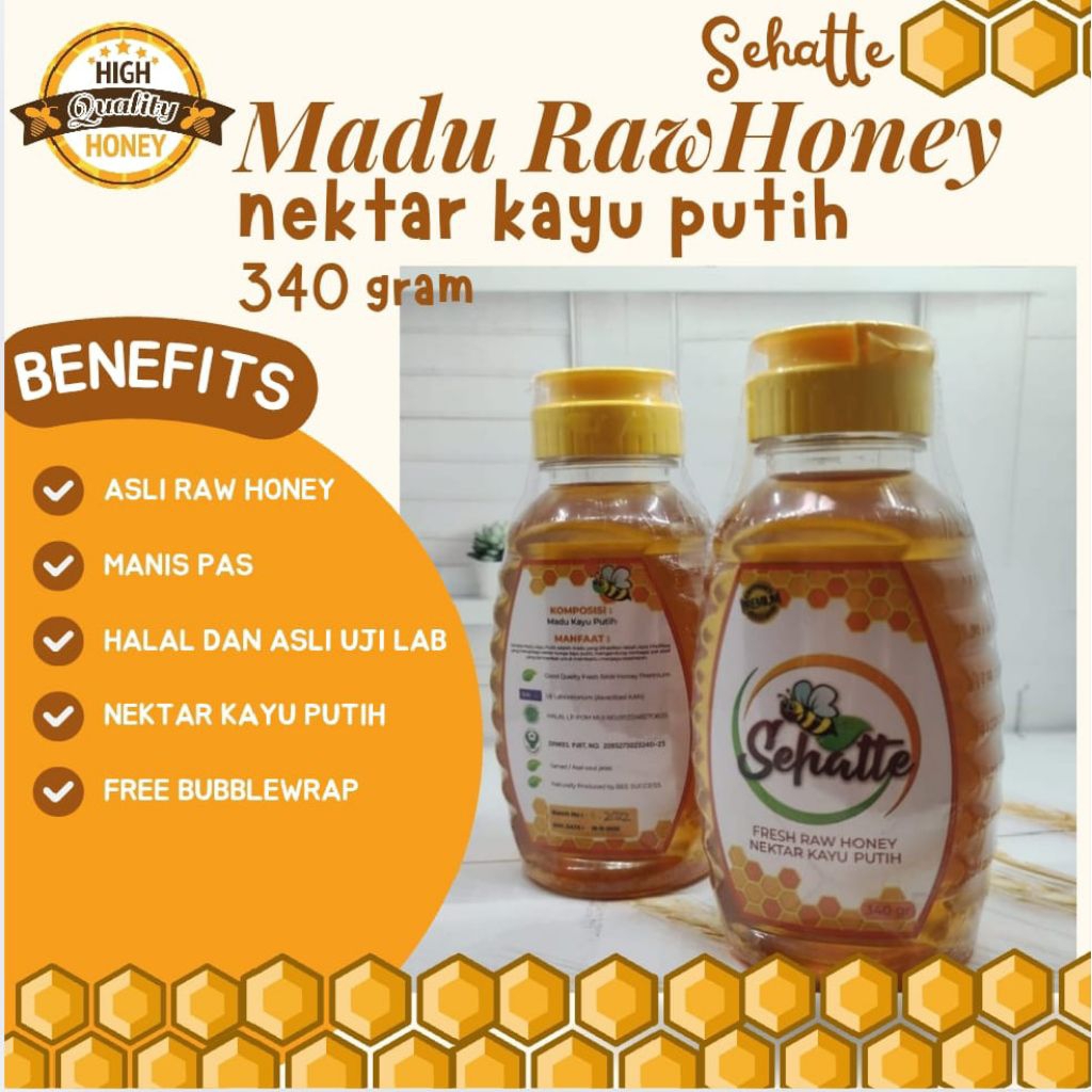 

Sehatte Madu Raw Honey 340 gram