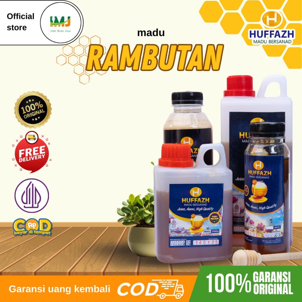 

MADU MURNI RAMBUTAN | MADU HUFFAZH – 100% ASLI DARI ALAM | MADU BERSANAD