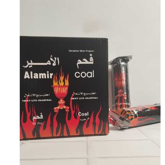 GROSIR arang magic al amir tanpa lubang tengah arang media buhur wewangian rumah