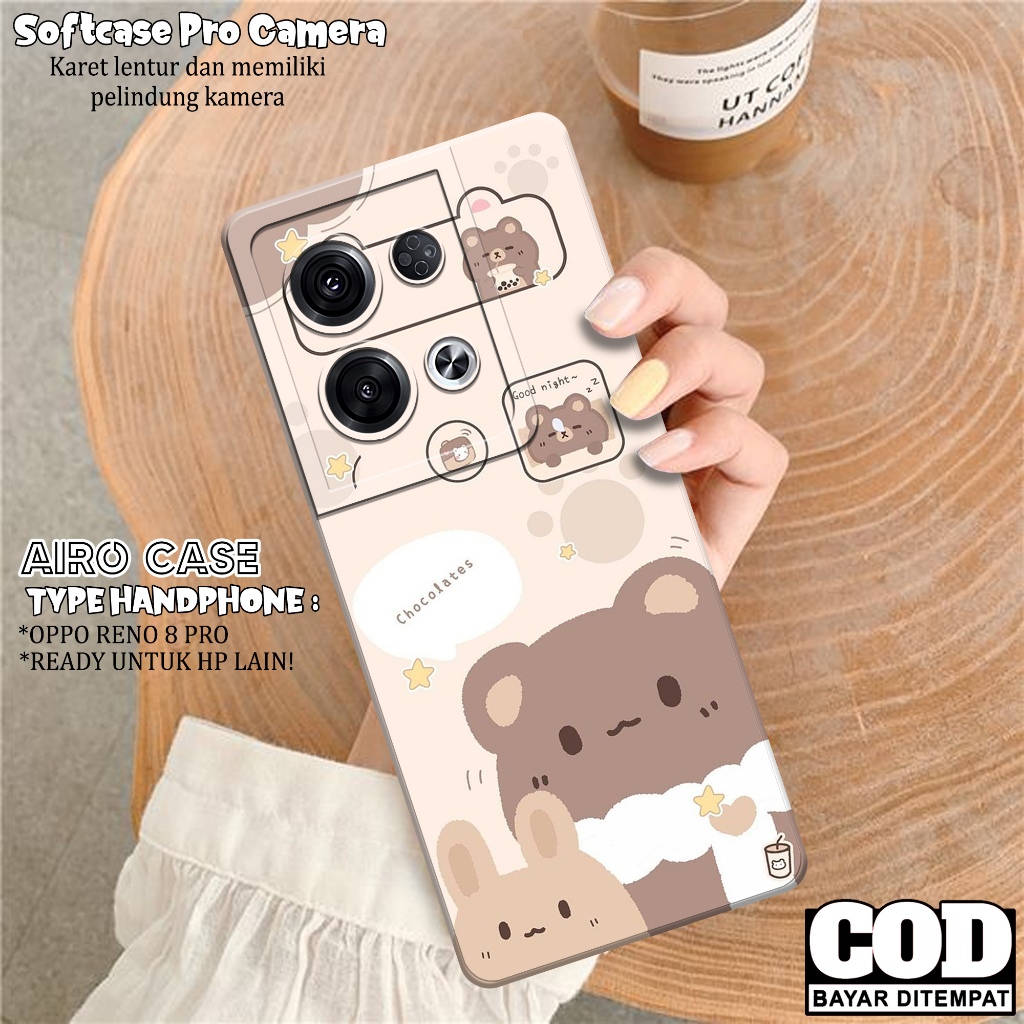 Case Oppo Reno 8 pro Terbaru - Softcase Oppo Reno 8 pro - Fashion Case KUCING - Casing Oppo Reno 8 p